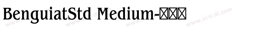 BenguiatStd Medium字体转换 BenguiatStd Medium字体转换